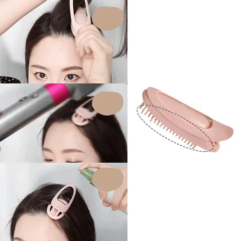 Combo 2 kẹp phồng tóc mái lô uốn chân tóc búi tạo kiểu bằng nhựa phong cách Hàn Quốc