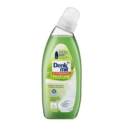 Nước tẩy rửa nhà tắm, nhà vệ sinh hương hoa tự nhiên Denkmit WC-Reiniger Nature Đức 750 ml