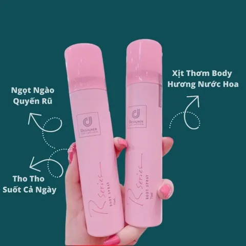 Xịt thơm toàn thân Designer collection rseries body spray Thái Lan 75ml