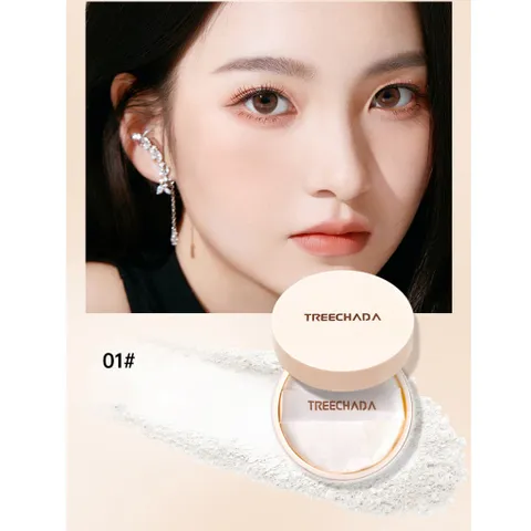 Phấn Phủ Treechada Dạng Bột, Kiềm Dầu Clear And Makeup Setting Powder Thái Lan 20g
