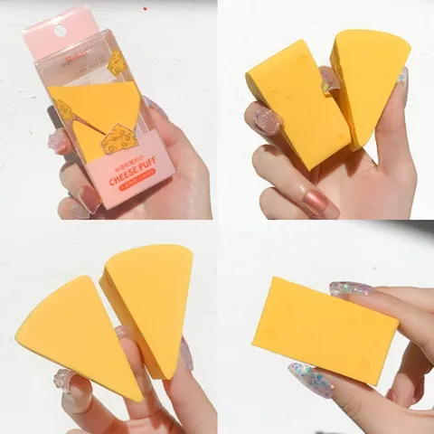 Bông phấn trang điểm hình tam giác