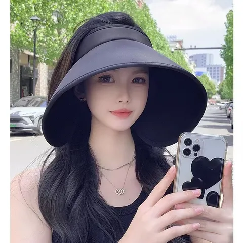 Mũ Chống Nắng Vành Siêu Rộng Che Kín 99% Tránh Tia UV, Vành Rộng Che Phủ Đến Cổ Chống Nắng An Toàn