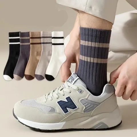 Combo 5 đôi Tất Nam công sở dòng Platium Tất từ sợi tre kháng khuẩn, thoáng mát sạch thơm cả tuần