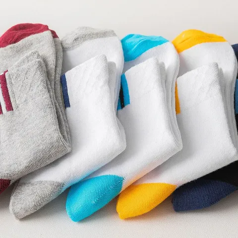 Set 5 Đôi tất nam sợi tre Cao Cấp cổ trung, ngăn mùi, thấm hút, kháng khuẩn