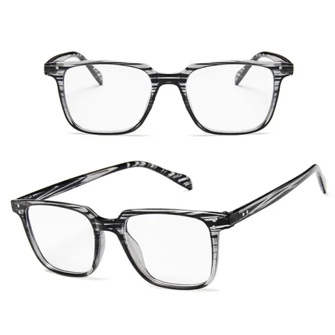 Gọng kính nhựa dẻo nam nữ dáng mắt vuông cơ bản dễ đeo màu sắc thời trang - MS54
