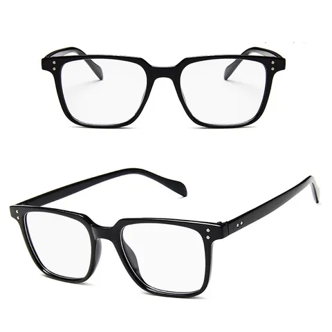 Gọng kính nhựa dẻo nam nữ dáng mắt vuông cơ bản dễ đeo màu sắc thời trang - MS54