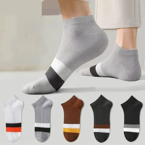 Combo 5 đôi Tất Nam cổ gắn Cotton Phong Cách Cổ Điển Mỹ 1993