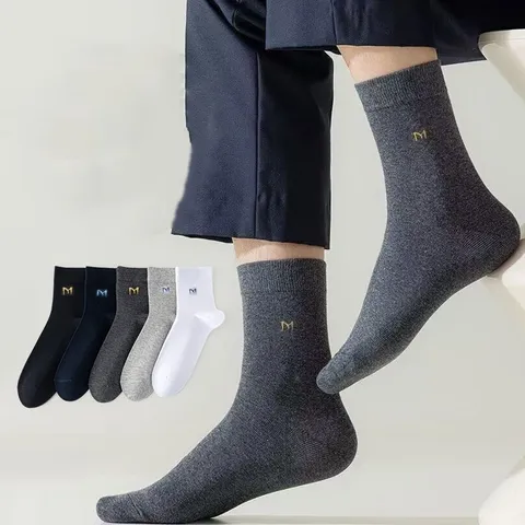 Tất Vớ nam nữ Chữ M dày dặn cao tầm trung chất vải cotton 100%