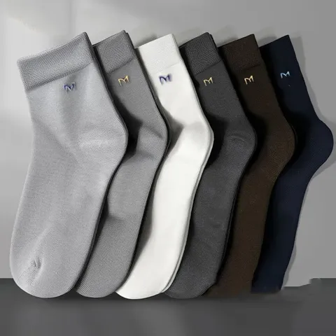 Tất Vớ nam nữ Chữ M dày dặn cao tầm trung chất vải cotton 100%
