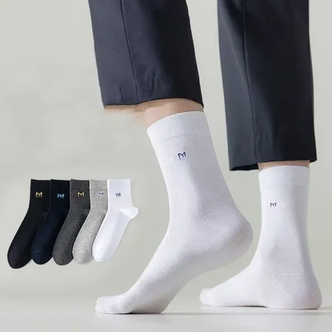 Tất Vớ nam nữ Chữ M dày dặn cao tầm trung chất vải cotton 100%
