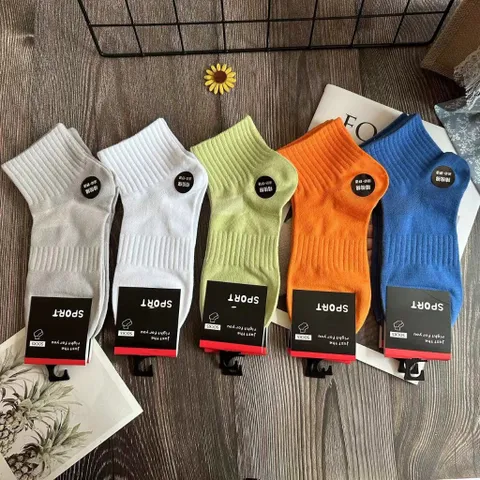 5 đôi tất nam cổ gắn dày dặn ấm áp màu thể thao