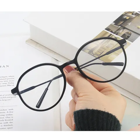 Gọng kính cận nữ thiết kế dáng tròn với chất liệu kim loại - MS47