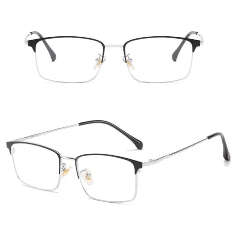 Gọng kính nam nữ vuông thép, thanh mảnh nhiều màu độc đáo - MS55
