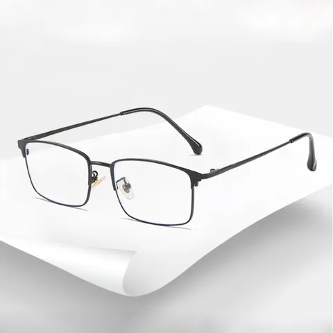 Gọng kính nam nữ vuông thép, thanh mảnh nhiều màu độc đáo - MS55