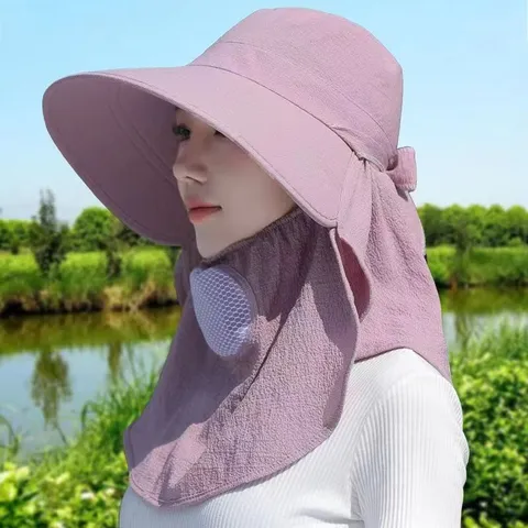 Mũ chống nắng nữ vành lớn, chống bụi chống tia cực tím
