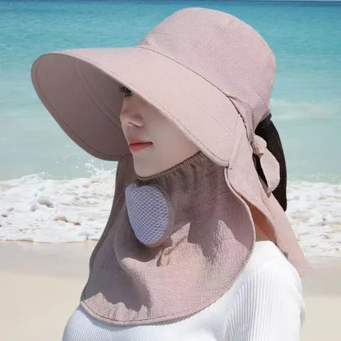 Mũ chống nắng nữ vành lớn, chống bụi chống tia cực tím