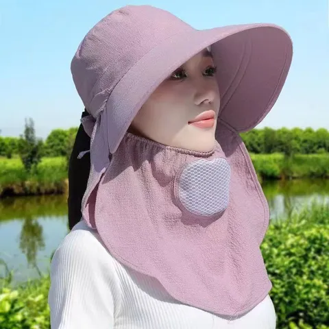 Mũ chống nắng nữ vành lớn, chống bụi chống tia cực tím