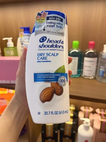 ⚡ Dầu Gội Xả Head & Shoulders Dry Scalp Care 2in1 613ml Sạch Gàu, Dưỡng Tóc - Giao Hàng Hỏa Tốc