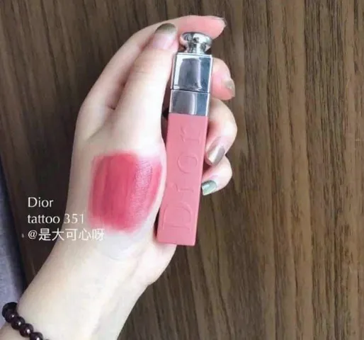 💄 Son Dior 351 Addict Lip Tattoo Natural Chính Hãng, Bám Màu Siêu Lâu, Không Vỏ Hộp