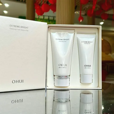 Set Ohui Bright Cleaning Foam làm sạch trắng da 160ml + 100ml tặng kèm giá tốt 🏷️