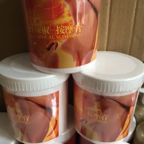 Kem Gừng, Kem Ớt 1000g Giảm Béo Dùng Trong Spa Hàng Cao Cấp