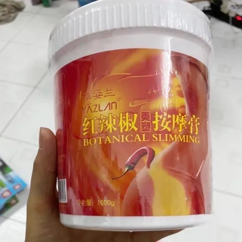 Kem Gừng, Kem Ớt 1000g Giảm Béo Dùng Trong Spa Hàng Cao Cấp