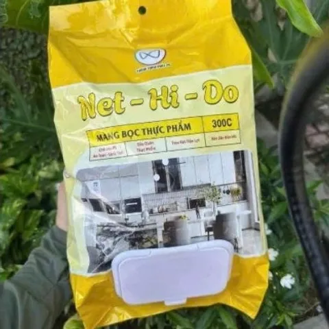 MÀNG BỌC THỰC PHẨM NET-HI-DO  TREO TƯỜNG 1 BỊCH 300 CHIẾC TIỆN LỢI SIÊU DAI 815803