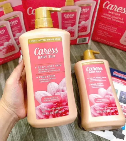 ✨ Sữa Tắm Caress Daily Hương Nước Hoa Dưỡng Trắng Da, Giao Hàng Nhanh Siêu Tốc