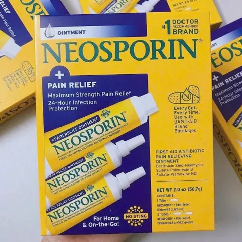 ⚡ Neosporin Sơ Cứu Vết Bỏng Sẹo Mỹ Set 3 Tuýp (2x14.2g + 1x28.3g) Giao Hàng Hỏa Tốc