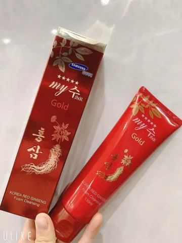 ✨ Sữa rửa mặt My Golden Korea Red Ginseng làm sạch sâu, sáng da 130g - Giao nhanh, tiết kiệm