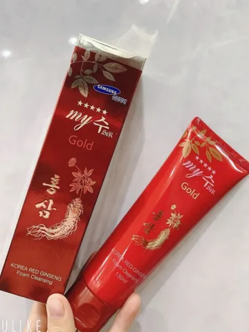 ✨ Sữa rửa mặt My Golden Korea Red Ginseng làm sạch sâu, sáng da 130g chính hãng