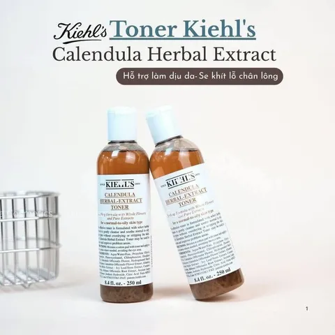 Kiehl's Toner Hoa Cúc làm dịu da Calendula Herbal Extract Alcohol-Free 250ml 🏷️ Giá sốc tại đây