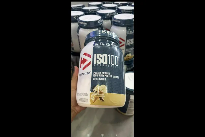  Sữa tăng cơ Dymatize ISO 100 Whey Protein Isolate . hỗ trợ tập gym, phát triển cơ bắp