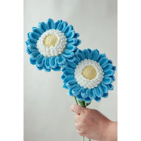 Hoa Hướng Dương Len Handmade Size Đại – Hoa Len Trang Trí Nhà Cửa, Quà Tặng Handmade