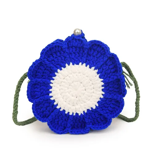 Túi Đựng Điện Thoại Len Đeo Chéo Hoa Cúc Handmade – Nhẹ Xinh, Dễ Phối Đồ