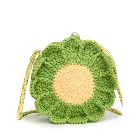 Túi Đựng Điện Thoại Len Đeo Chéo Hoa Cúc Handmade – Nhẹ Xinh, Dễ Phối Đồ
