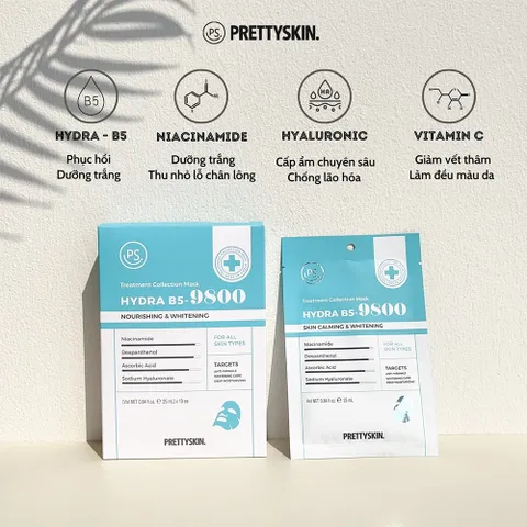 MẶT NẠ PRETTY SKIN TREATMENT COLLECTION MASK CHÍNH HÃNG - DƯỠNG TRẮNG, PHỤC HỒI, TRẺ HÓA DA