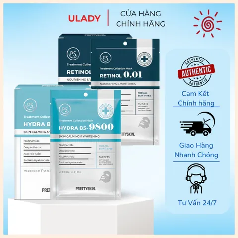 MẶT NẠ PRETTY SKIN TREATMENT COLLECTION MASK CHÍNH HÃNG - DƯỠNG TRẮNG, PHỤC HỒI, TRẺ HÓA DA
