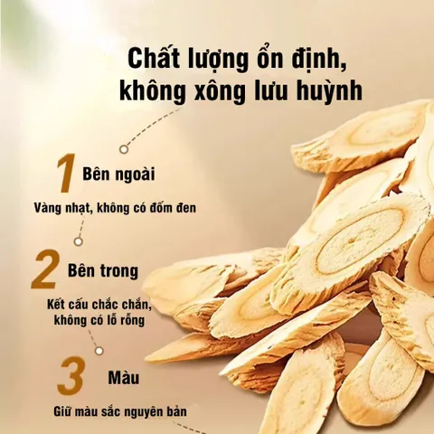 Hoàng kỳ Cam Túc hàng tuyển chọn, bổ khí, tăng sức đề kháng, hộp 120g