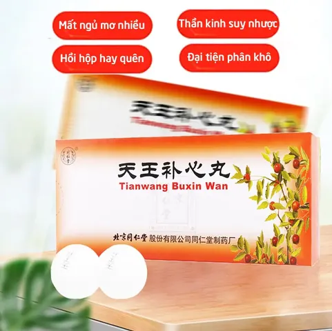 Thiên Vương Bổ Tâm Hoàn, hộp 10 viên - Đồng Nhân Đường Bắc Kinh