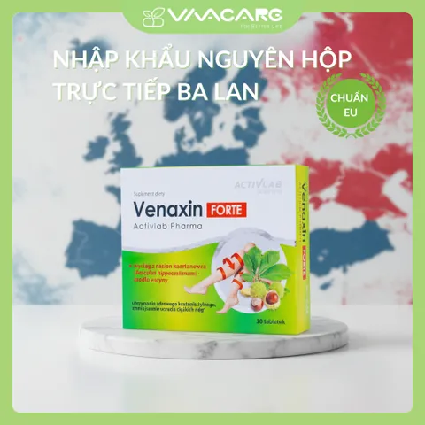 Viên Uống Hỗ Trợ Giảm Suy Giãn Tĩnh Mạch Venaxin FORTE Hộp 30 Viên, Nhập Khẩu