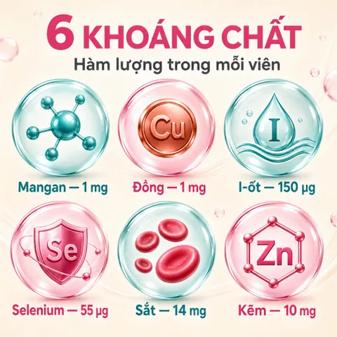 Vitamin Bầu LadeeKom Chính Hãng Tây Ban Nha, Bổ Sung Acid Folic Sắt Omega-3, Hộp 30 Viên
