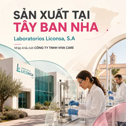 Vitamin Bầu LadeeKom Chính Hãng Tây Ban Nha, Bổ Sung Acid Folic Sắt Omega-3, Hộp 30 Viên