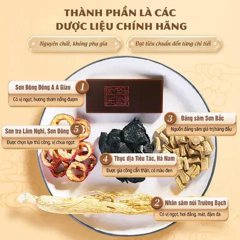THẦN THỦY NƯỚC A GIAO ĐÔNG A TỔNG HỢP bí phương trường thọ, Hộp 12 ống, 48 ống x ống 20ml