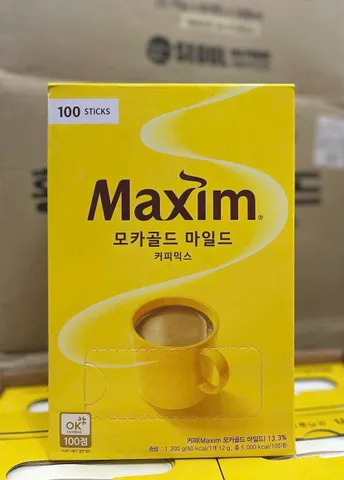 Cà Phê Hòa Tan Hàn Quốc MAXIM MOCHA GOLD MILD Hộp 100 Gói / 12G 816143