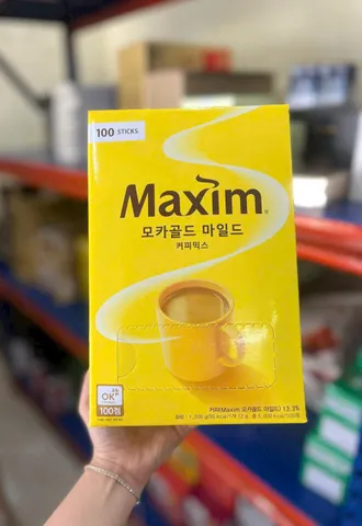 Cà Phê Hòa Tan Hàn Quốc MAXIM MOCHA GOLD MILD Hộp 100 Gói / 12G 816143