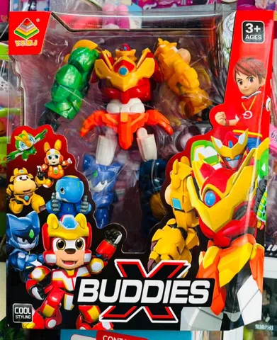 Đồ Chơi Lắp Ráp Robot X-BUDDIES 6in1 cool styling siêu nhân biến hình 137-4