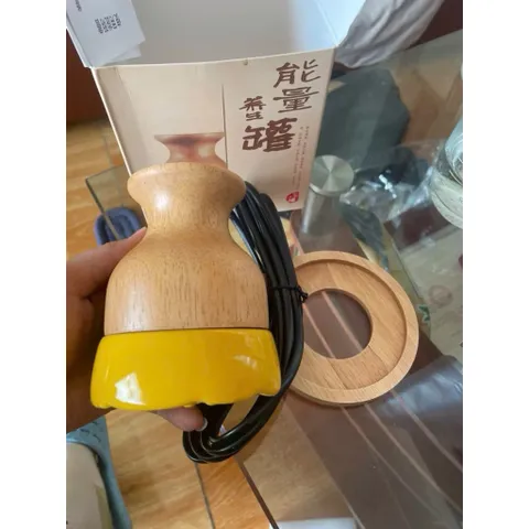 Cốc nhiệt gỗ đả thông kinh lạc, massage dưỡng sinh