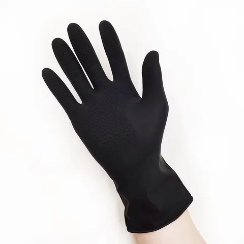 Gang tay cách nhiệt gội đầu dưỡng sinh, làm tóc.Bao tay PVC cách nhiệt độ bền cao