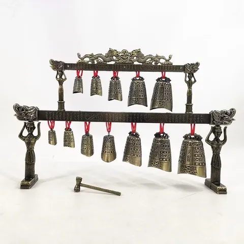 Chuông gió 2 tầng, chuông đồng loại 1 dùng trong Spa, TMV